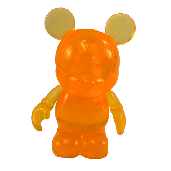 Disney Park Vinylmation Clear Series Orange 3" Vinyl Collectible Figure - Picture 1 of 3